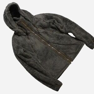 Womens Kuhl Flight Fleece Gorpcore Sherpa Military Style Zip-up Hoodie